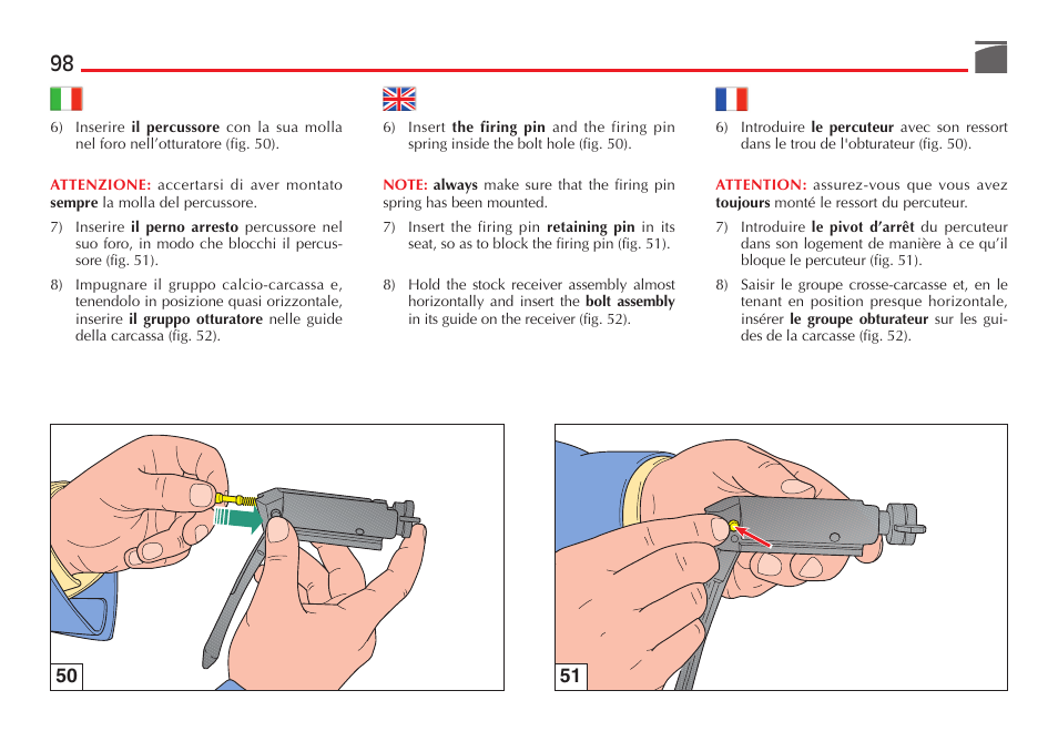 Benelli Performance Shop M2 3-Gun Edition User Manual | Page 99 / 170