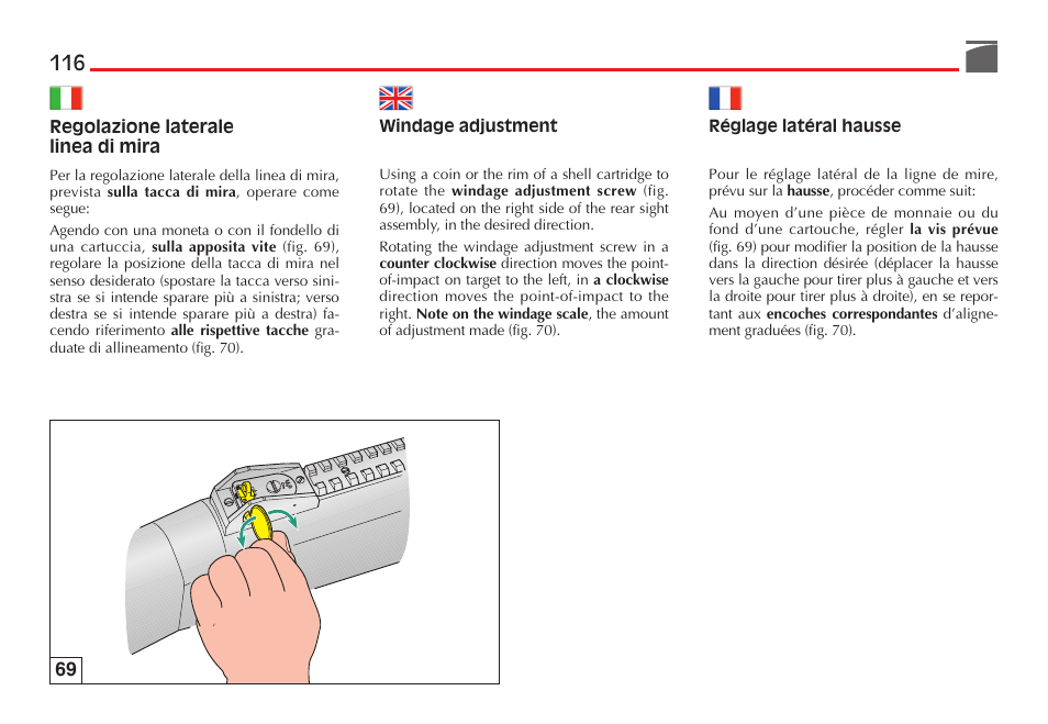 Benelli M4 Tactical Shotgun User Manual | Page 117 / 138