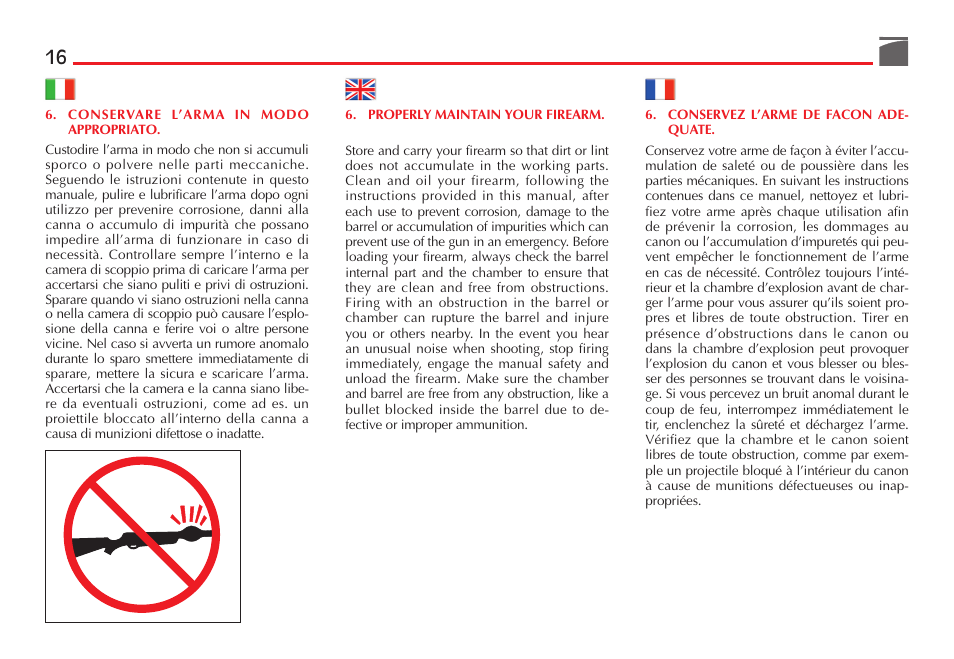 Benelli M4 Tactical Shotgun User Manual | Page 17 / 138