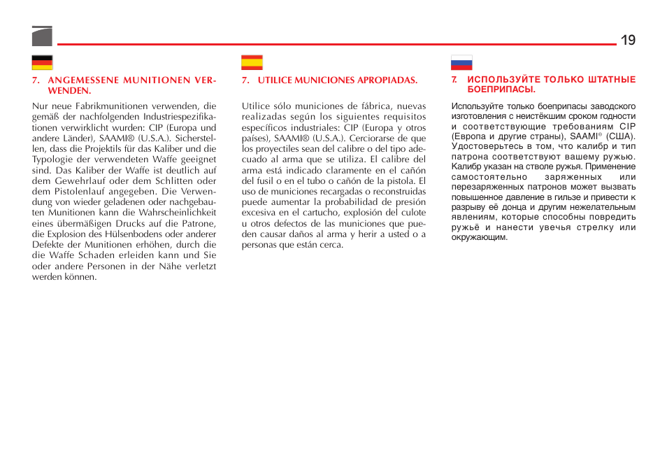 Benelli M4 Tactical Shotgun User Manual | Page 20 / 138