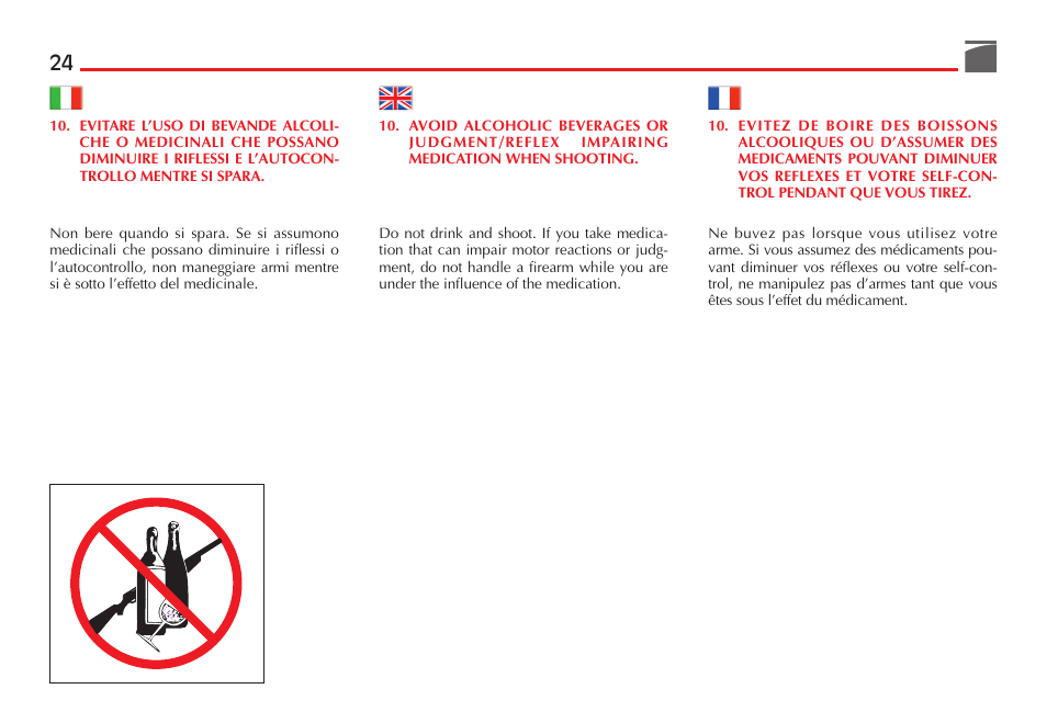 Benelli M4 Tactical Shotgun User Manual | Page 25 / 138