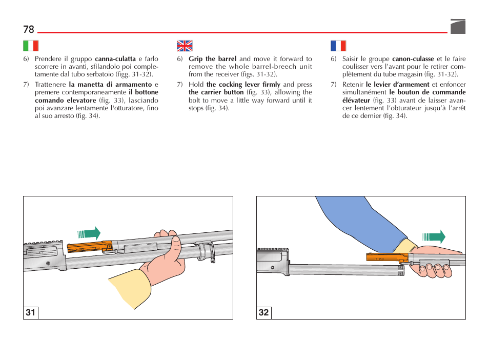 Benelli M4 Tactical Shotgun User Manual | Page 79 / 138