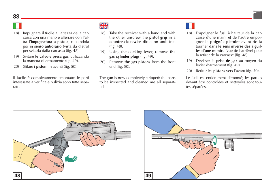 Benelli M4 Tactical Shotgun User Manual | Page 89 / 138