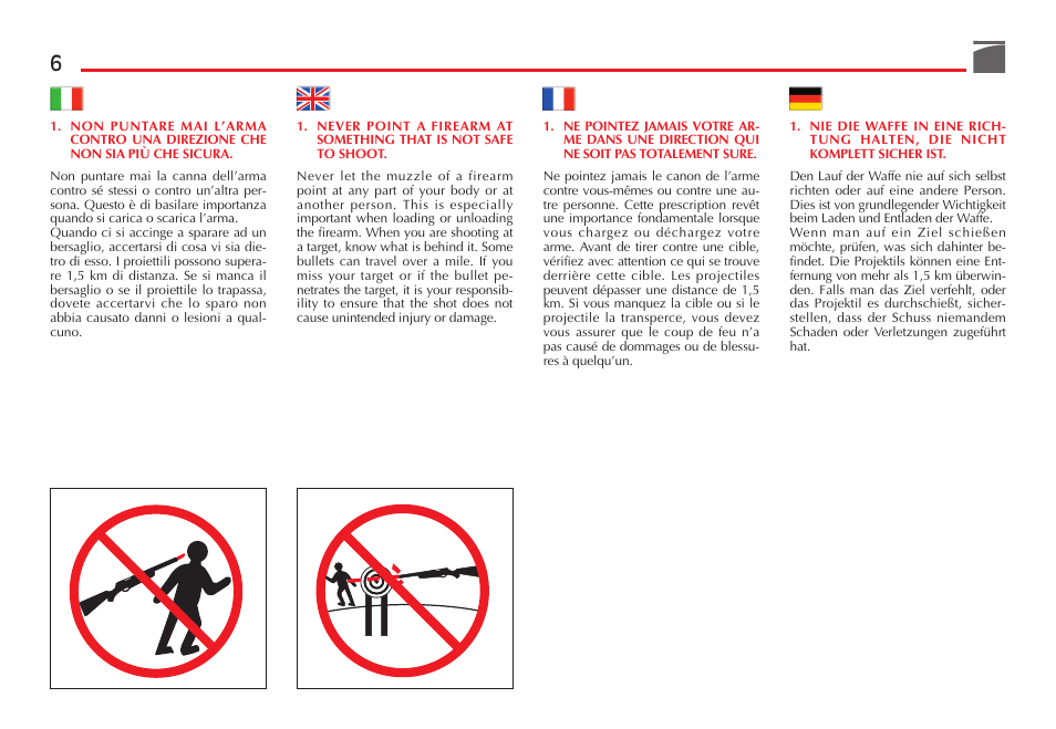 Benelli Ultra Light Shotgun User Manual | Page 7 / 138