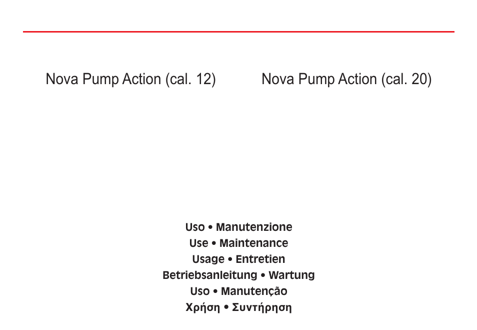 Benelli Nova Tactical Shotgun User Manual | Page 2 / 106
