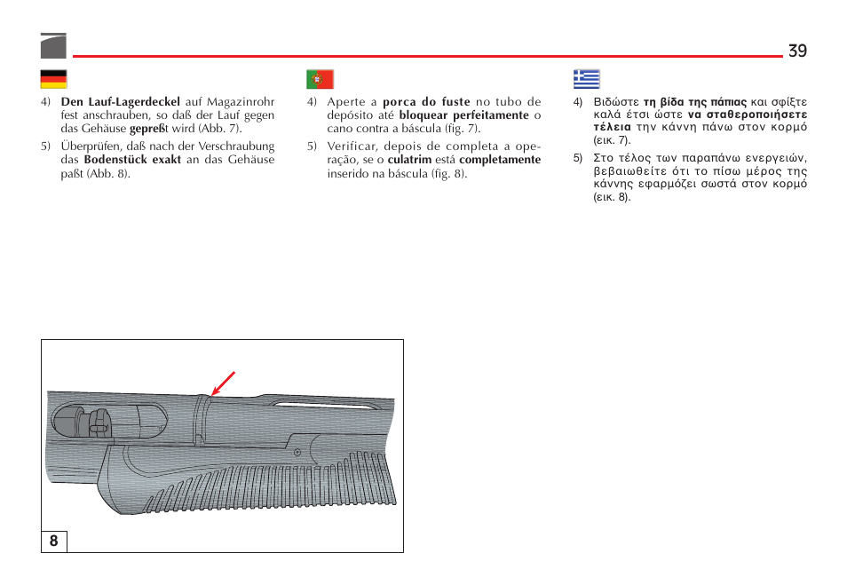 Benelli Nova Tactical Shotgun User Manual | Page 40 / 106