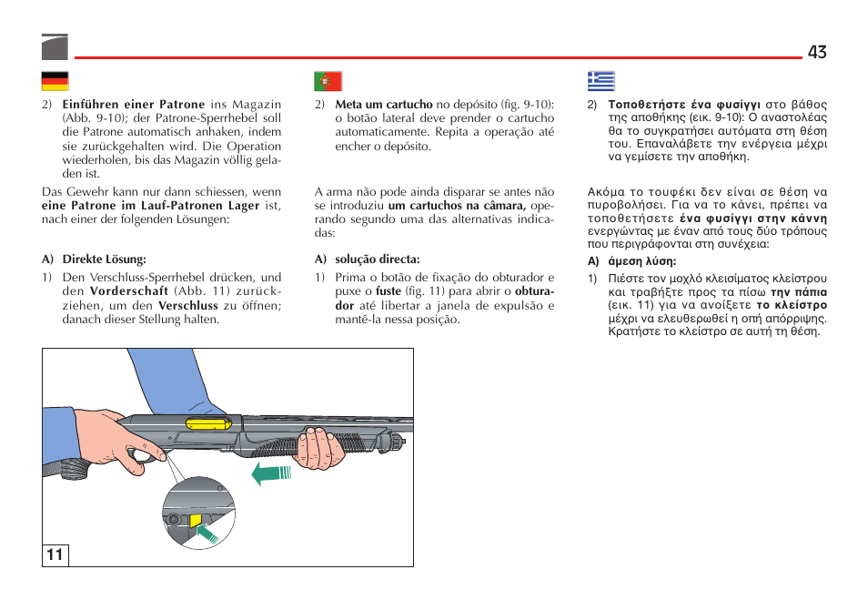 Benelli Nova Tactical Shotgun User Manual | Page 44 / 106