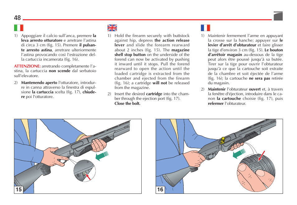 Benelli Nova Tactical Shotgun User Manual | Page 49 / 106