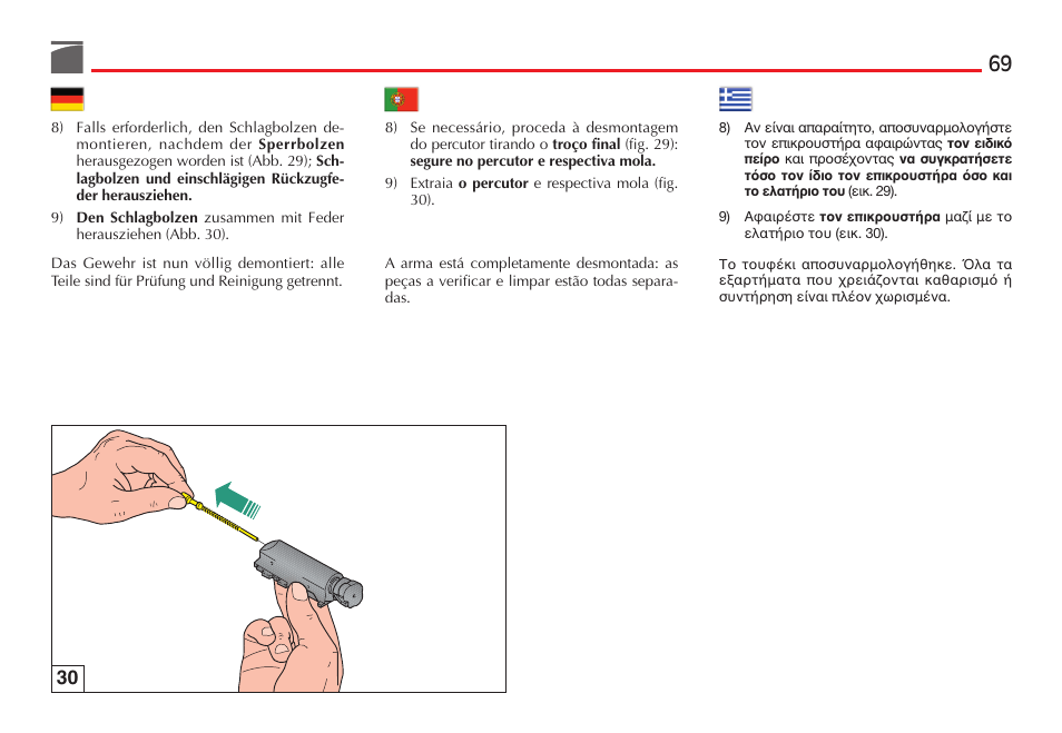 Benelli Nova Tactical Shotgun User Manual | Page 70 / 106