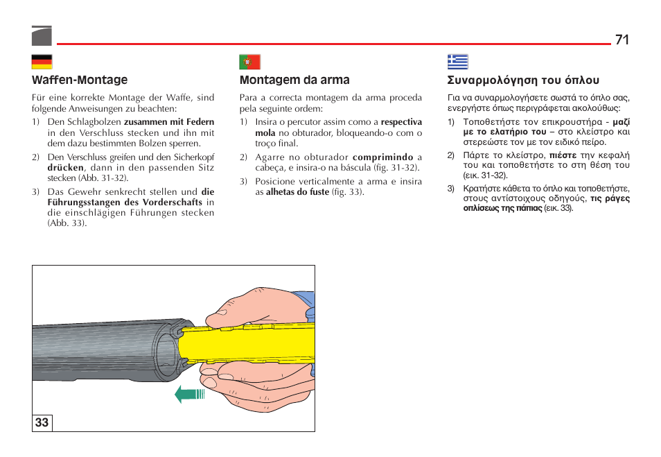 Benelli Nova Tactical Shotgun User Manual | Page 72 / 106