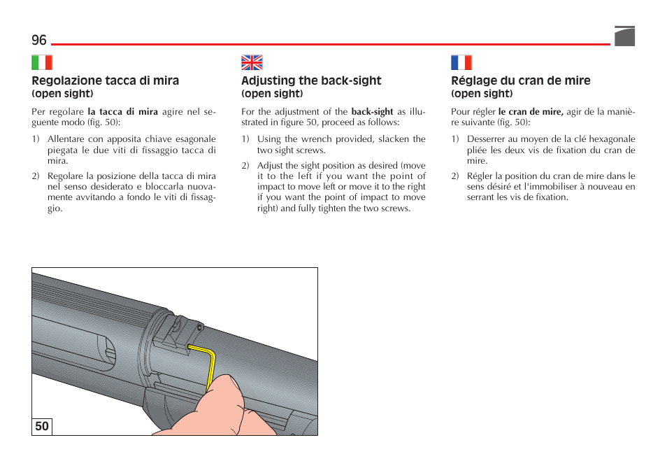 Benelli Nova Tactical Shotgun User Manual | Page 97 / 106