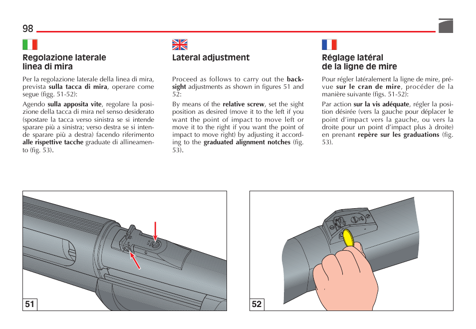 Benelli Nova Tactical Shotgun User Manual | Page 99 / 106