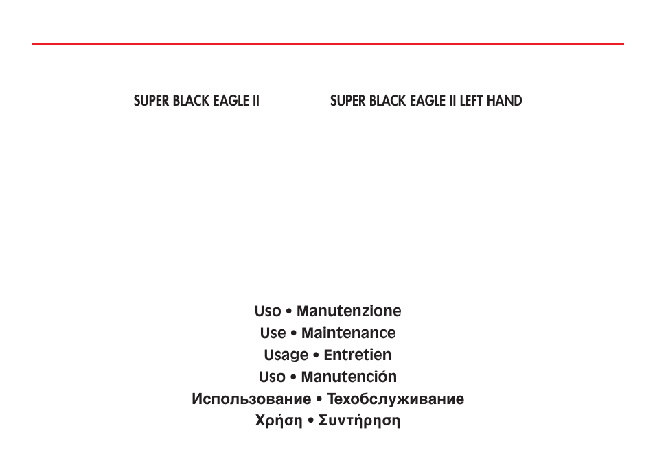 Benelli Super Black Eagle II Shotgun User Manual | Page 2 / 118