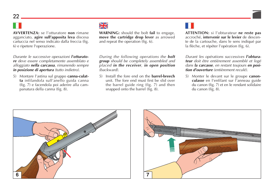 Benelli Super Black Eagle II Shotgun User Manual | Page 23 / 118