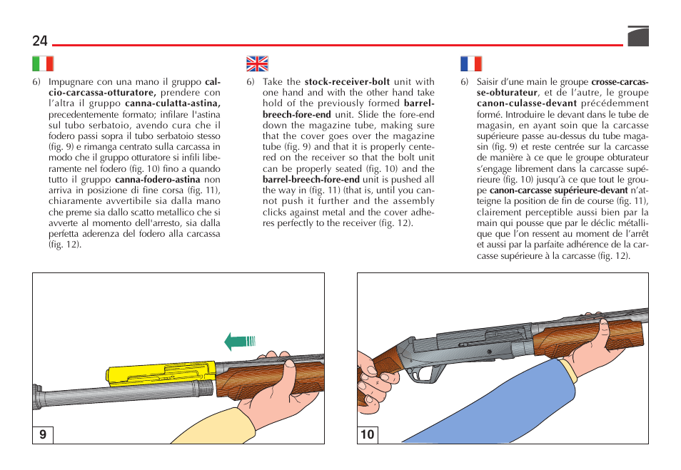 Benelli Super Black Eagle II Shotgun User Manual | Page 25 / 118