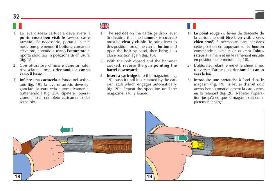 Benelli Super Black Eagle II Shotgun User Manual | Page 33 / 118