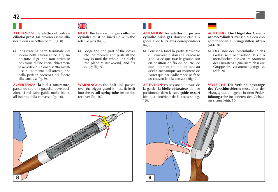 Benelli R1 Big Game Rifle User Manual | Page 43 / 126