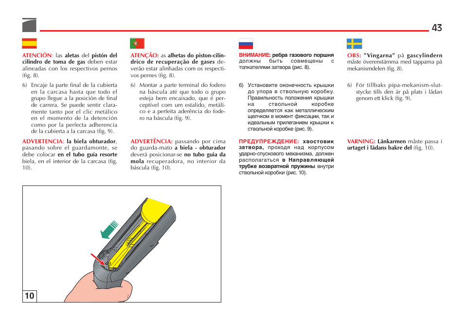 Benelli R1 Big Game Rifle User Manual | Page 44 / 126
