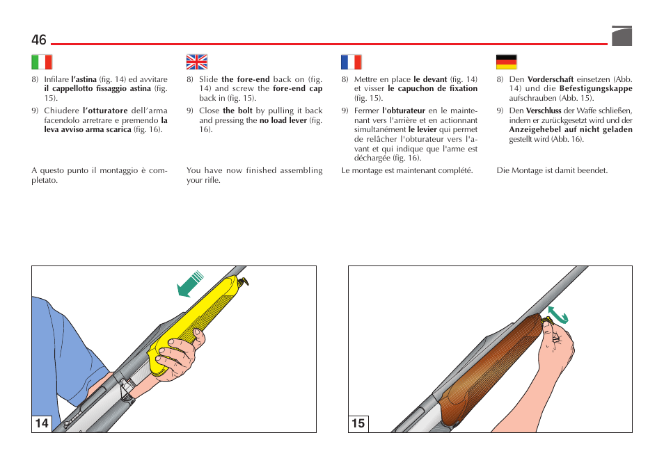 Benelli R1 Big Game Rifle User Manual | Page 47 / 126