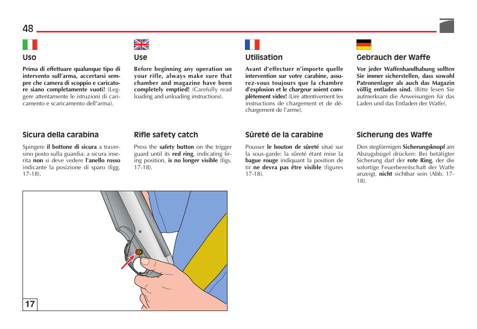 Benelli R1 Big Game Rifle User Manual | Page 49 / 126
