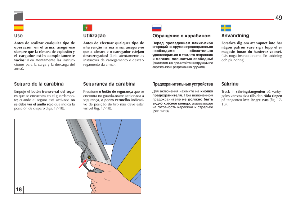 Benelli R1 Big Game Rifle User Manual | Page 50 / 126