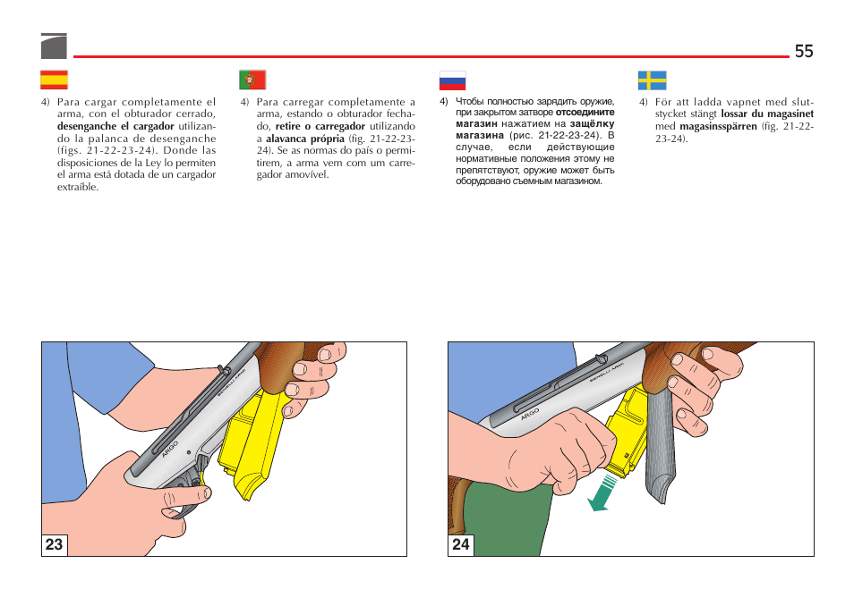 Benelli R1 Big Game Rifle User Manual | Page 56 / 126