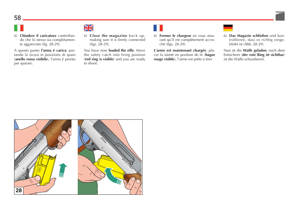 Benelli R1 Big Game Rifle User Manual | Page 59 / 126