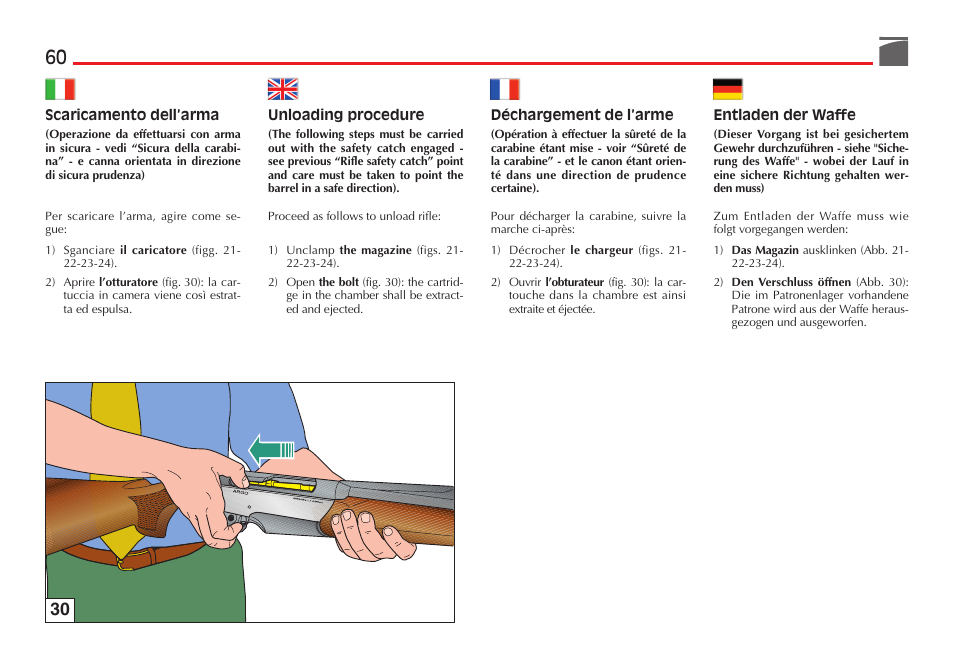 Benelli R1 Big Game Rifle User Manual | Page 61 / 126