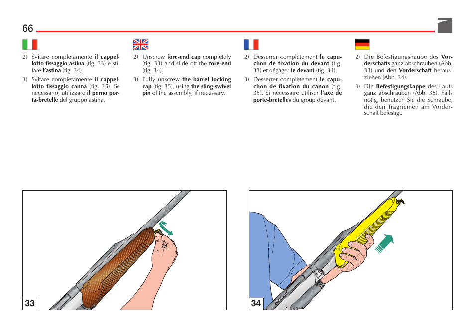 Benelli R1 Big Game Rifle User Manual | Page 67 / 126