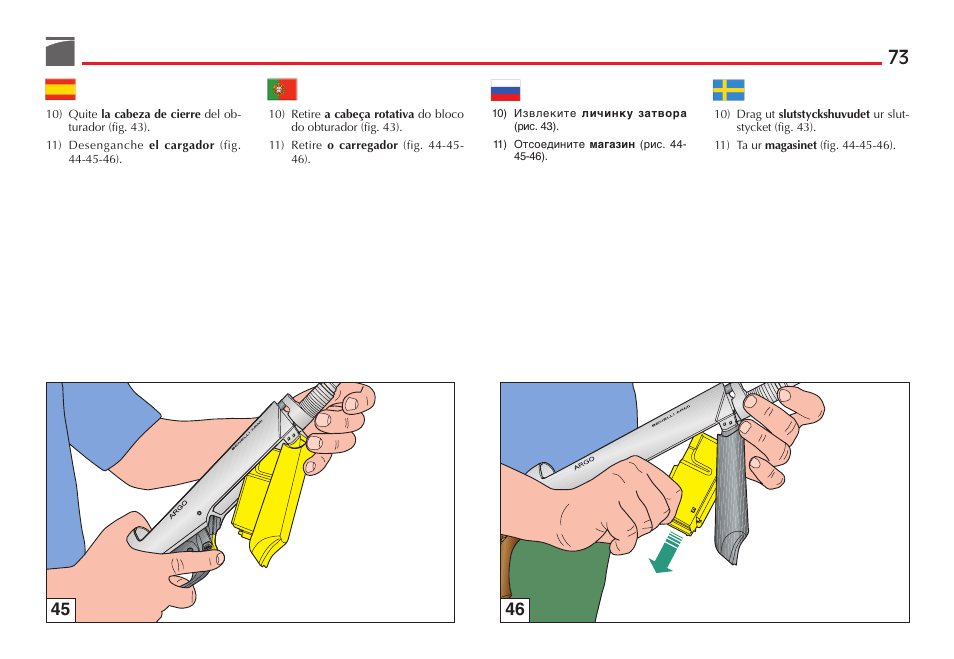 Benelli R1 Big Game Rifle User Manual | Page 74 / 126