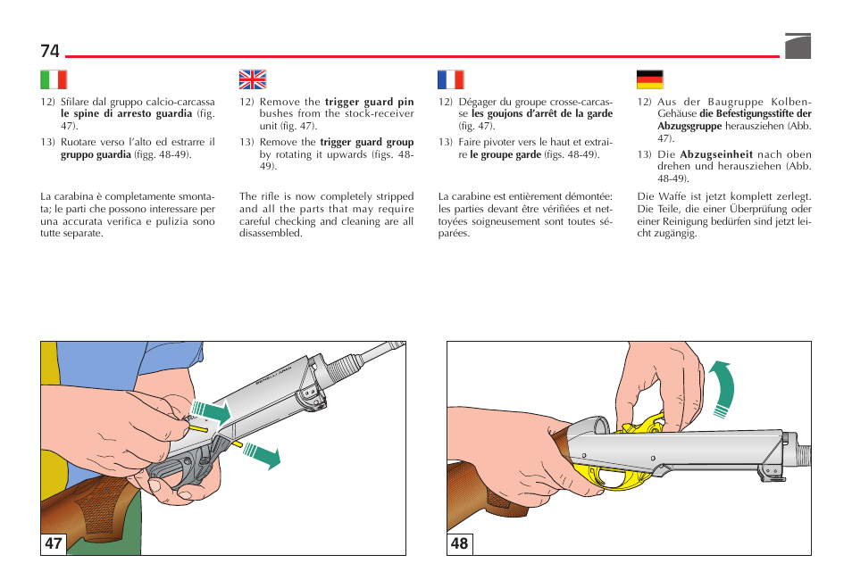 Benelli R1 Big Game Rifle User Manual | Page 75 / 126