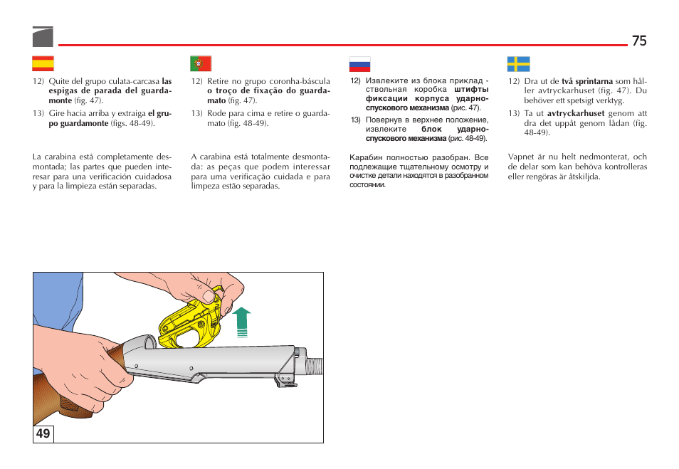 Benelli R1 Big Game Rifle User Manual | Page 76 / 126