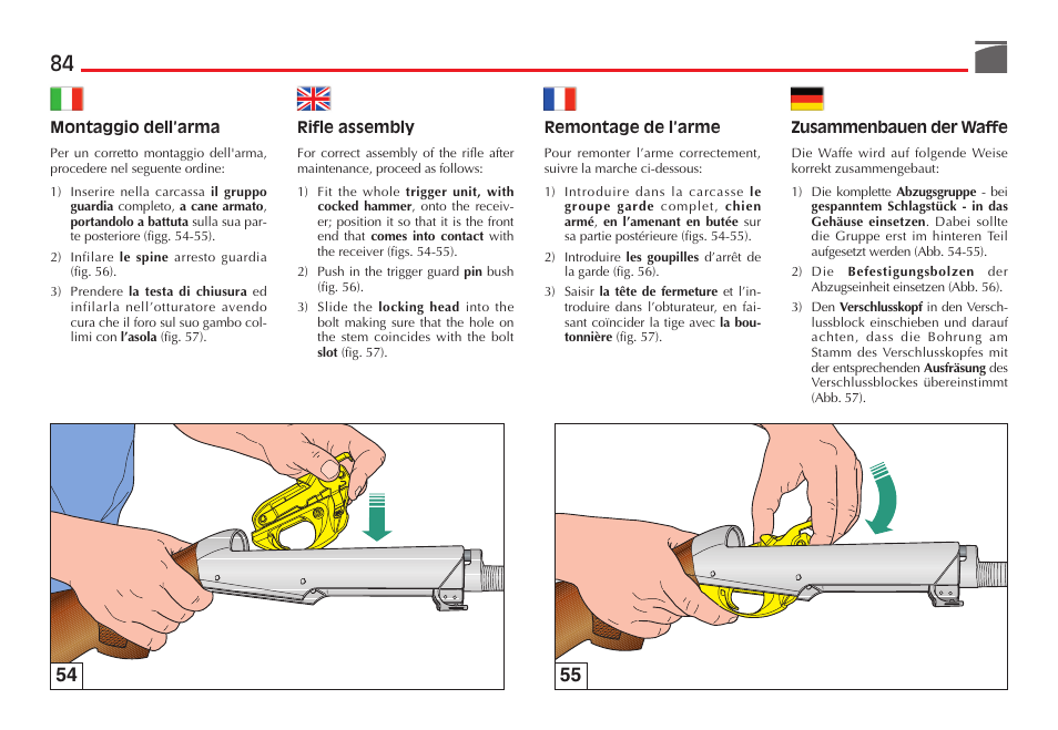 Benelli R1 Big Game Rifle User Manual | Page 85 / 126