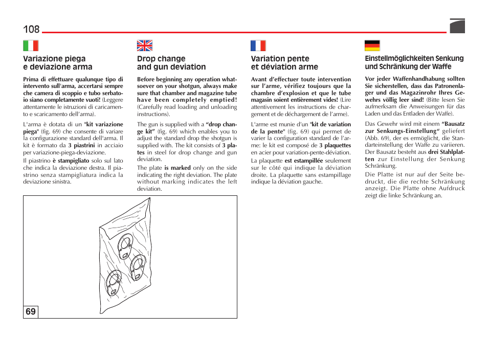 Benelli Vinci Tactical Shotgun User Manual | Page 109 / 146