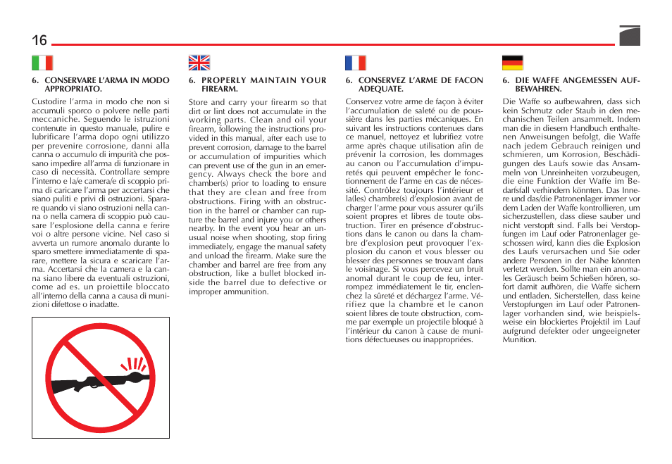 Benelli Vinci Tactical Shotgun User Manual | Page 17 / 146