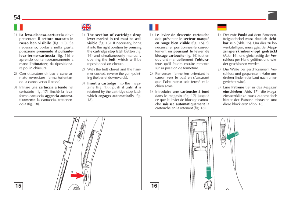 Benelli Vinci Tactical Shotgun User Manual | Page 55 / 146