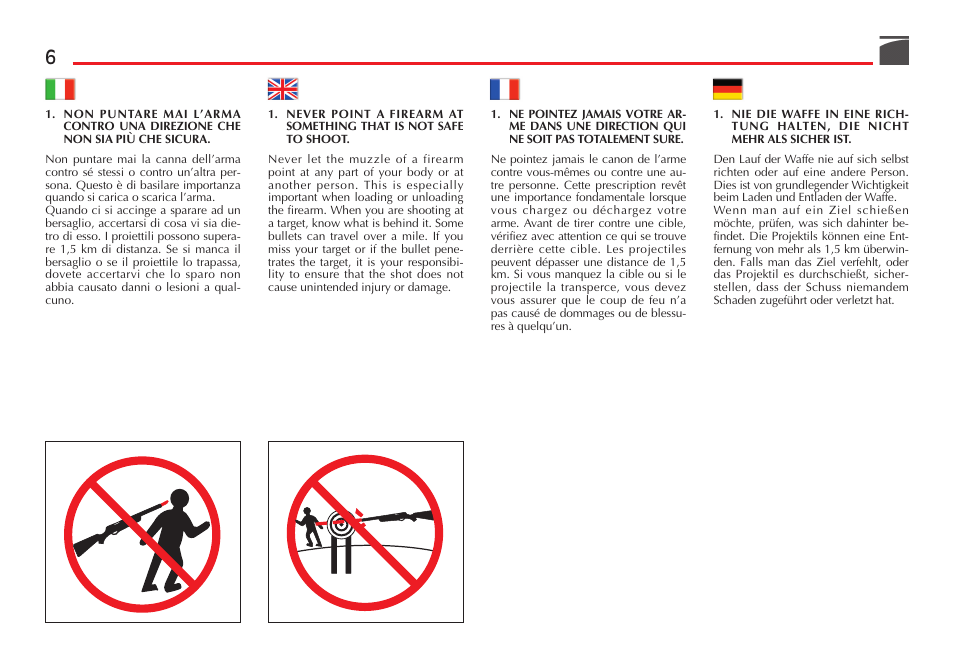 Benelli Vinci Tactical Shotgun User Manual | Page 7 / 146