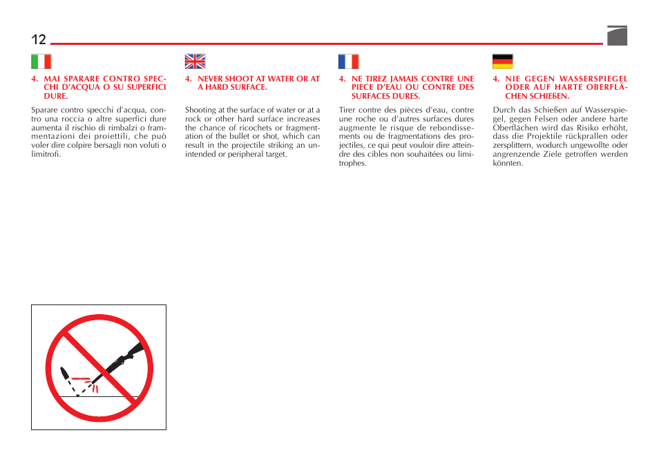 Benelli SuperNova Tactical Pump Shotgun User Manual | Page 13 / 134