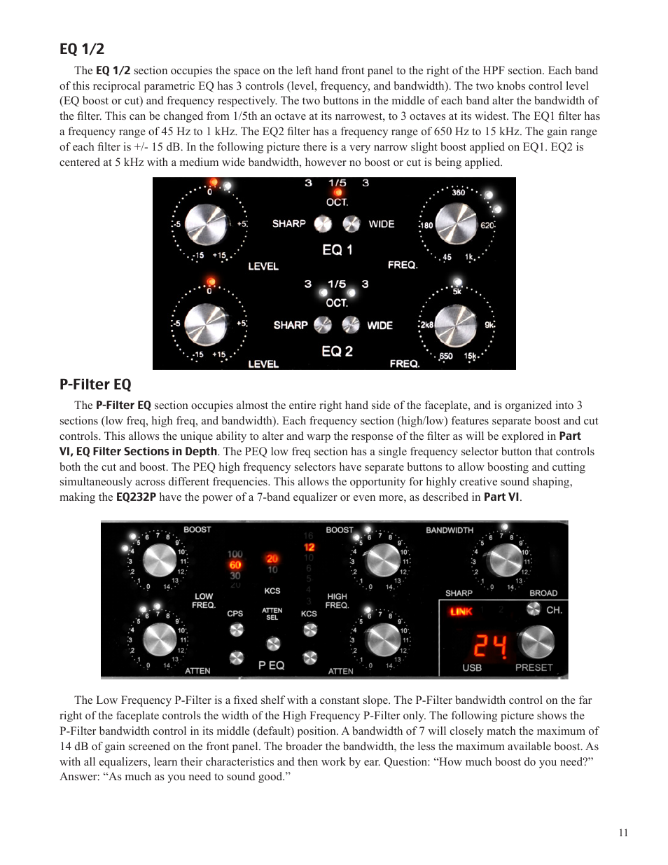 Bettermaker EQ 232P Remote User Manual | Page 11 / 30