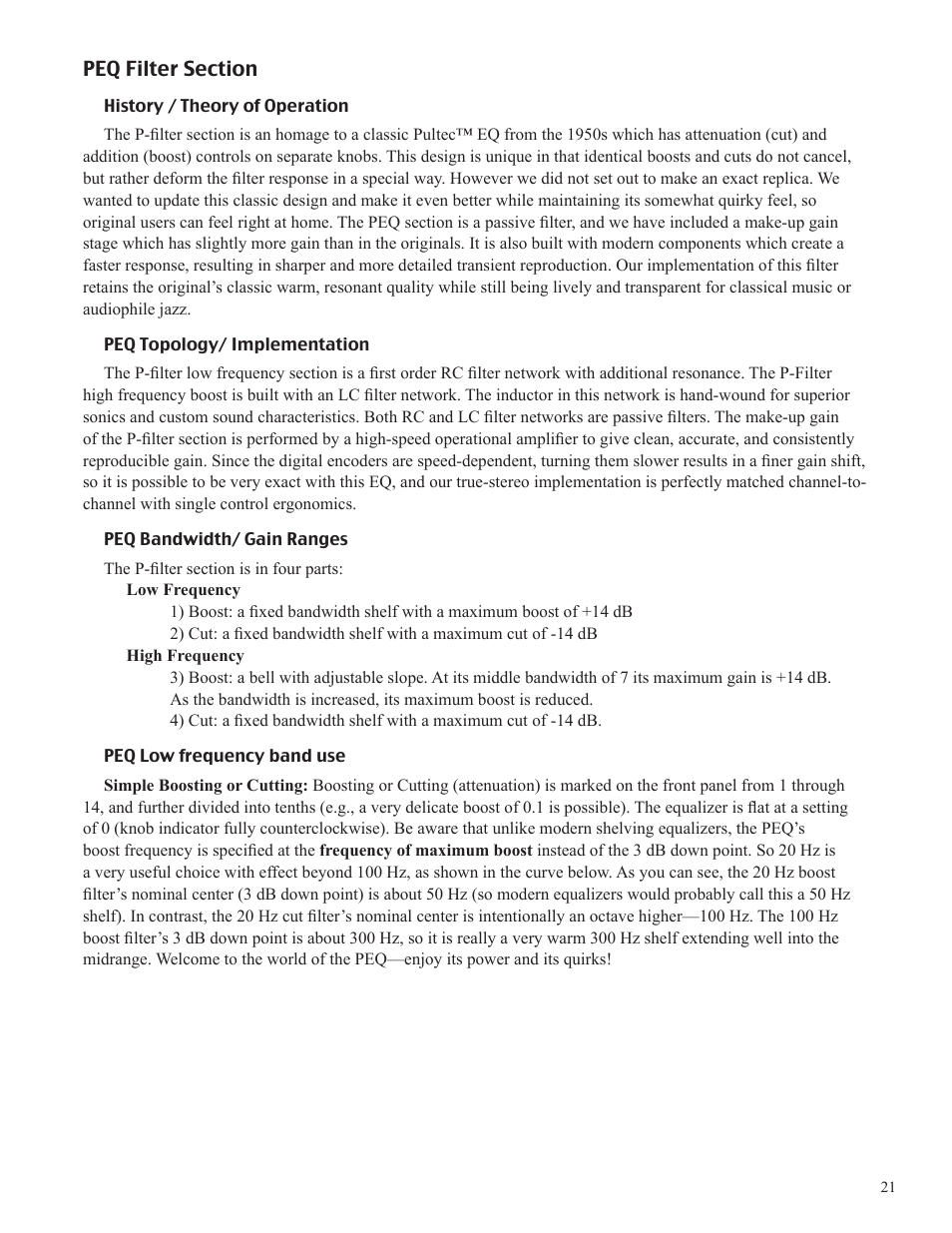 Bettermaker EQ 232P Remote User Manual | Page 21 / 30