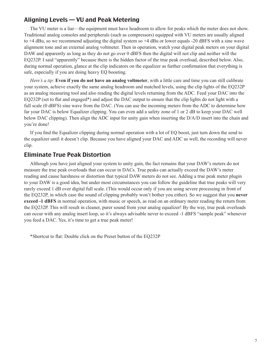 Bettermaker EQ 232P Remote User Manual | Page 7 / 30