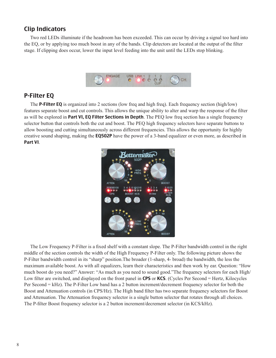 Bettermaker EQ 502P User Manual | Page 8 / 19