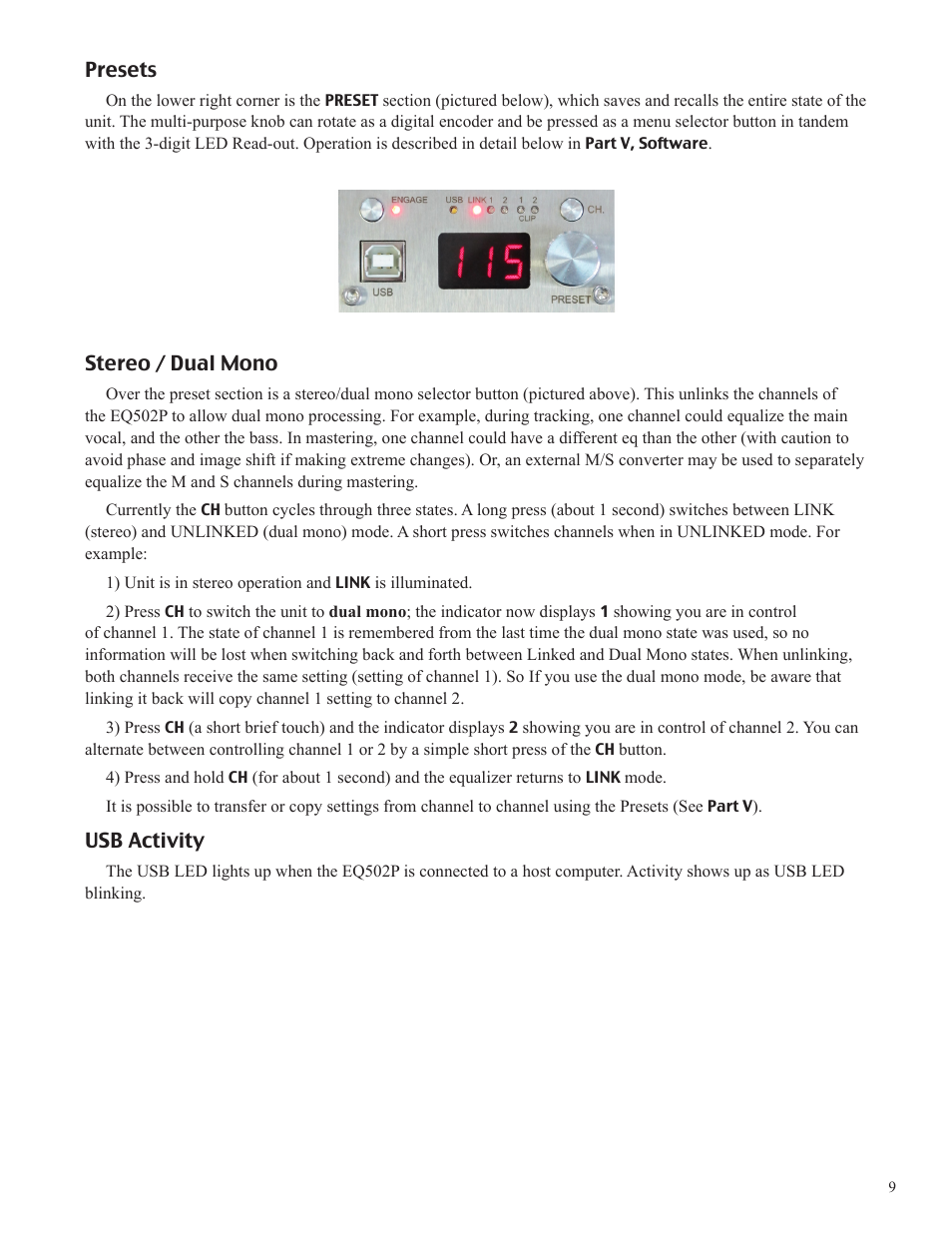 Bettermaker EQ 502P User Manual | Page 9 / 19