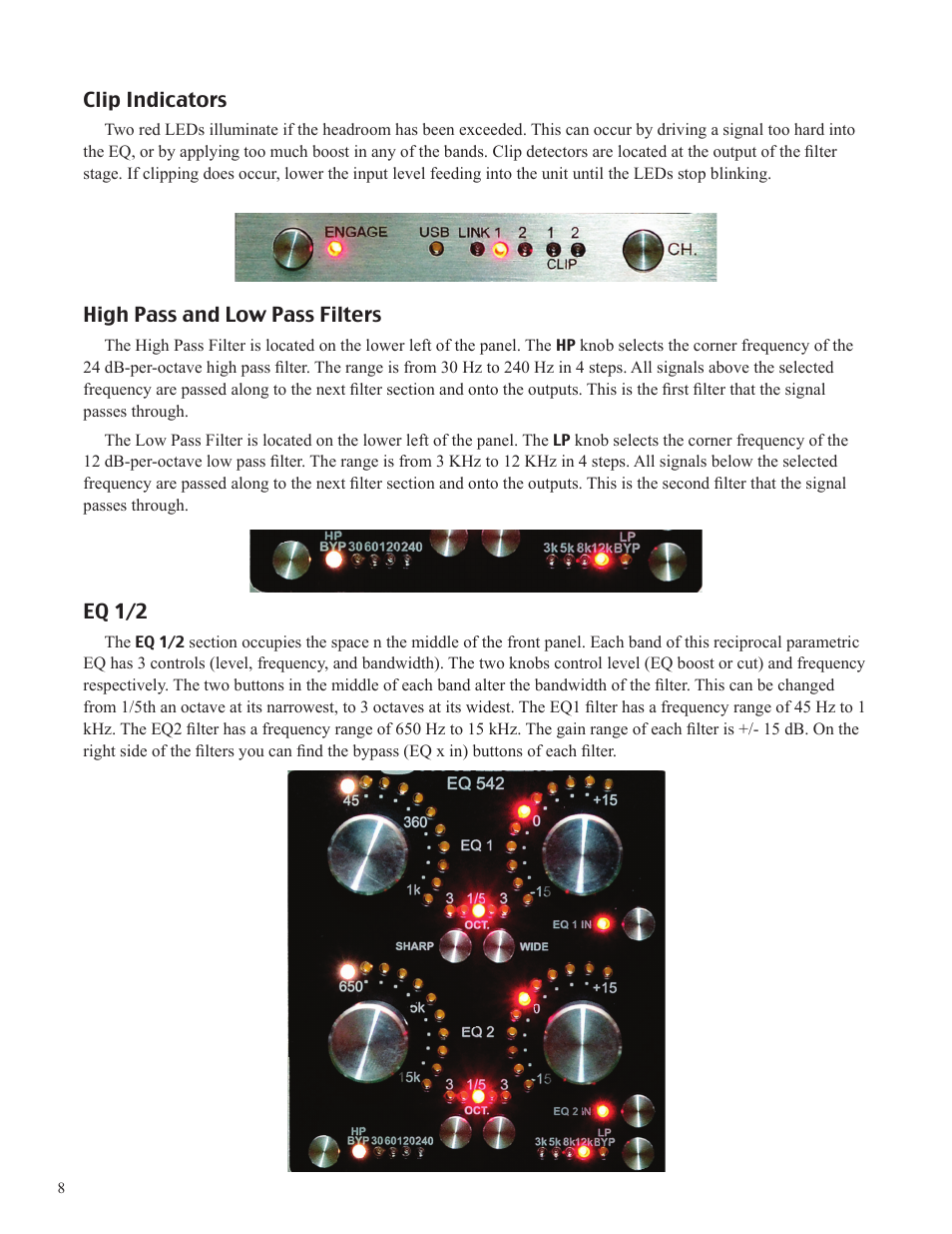 Bettermaker EQ542 User Manual | Page 8 / 17