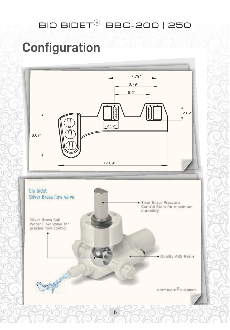 Configuration | Bio Bidet Envie Bidet Attachment BB-200 User Manual | Page 6 / 13