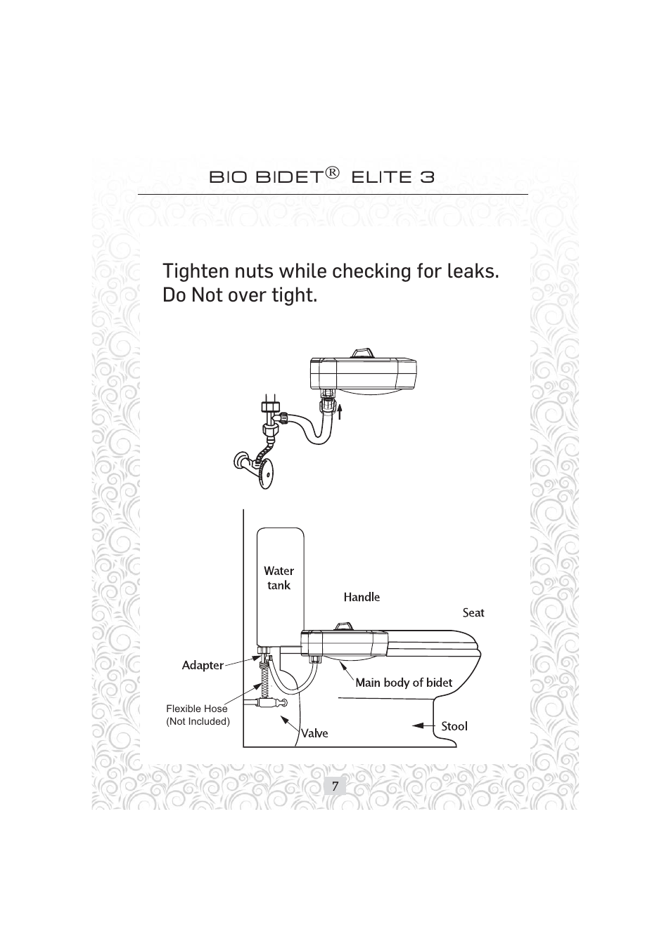 Bio Bidet Elite3 Bidet Attachment User Manual | Page 7 / 13
