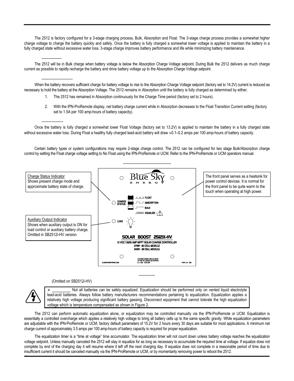 Blue Sky Solar Boost 2512iX-HV User Manual | Page 5 / 12