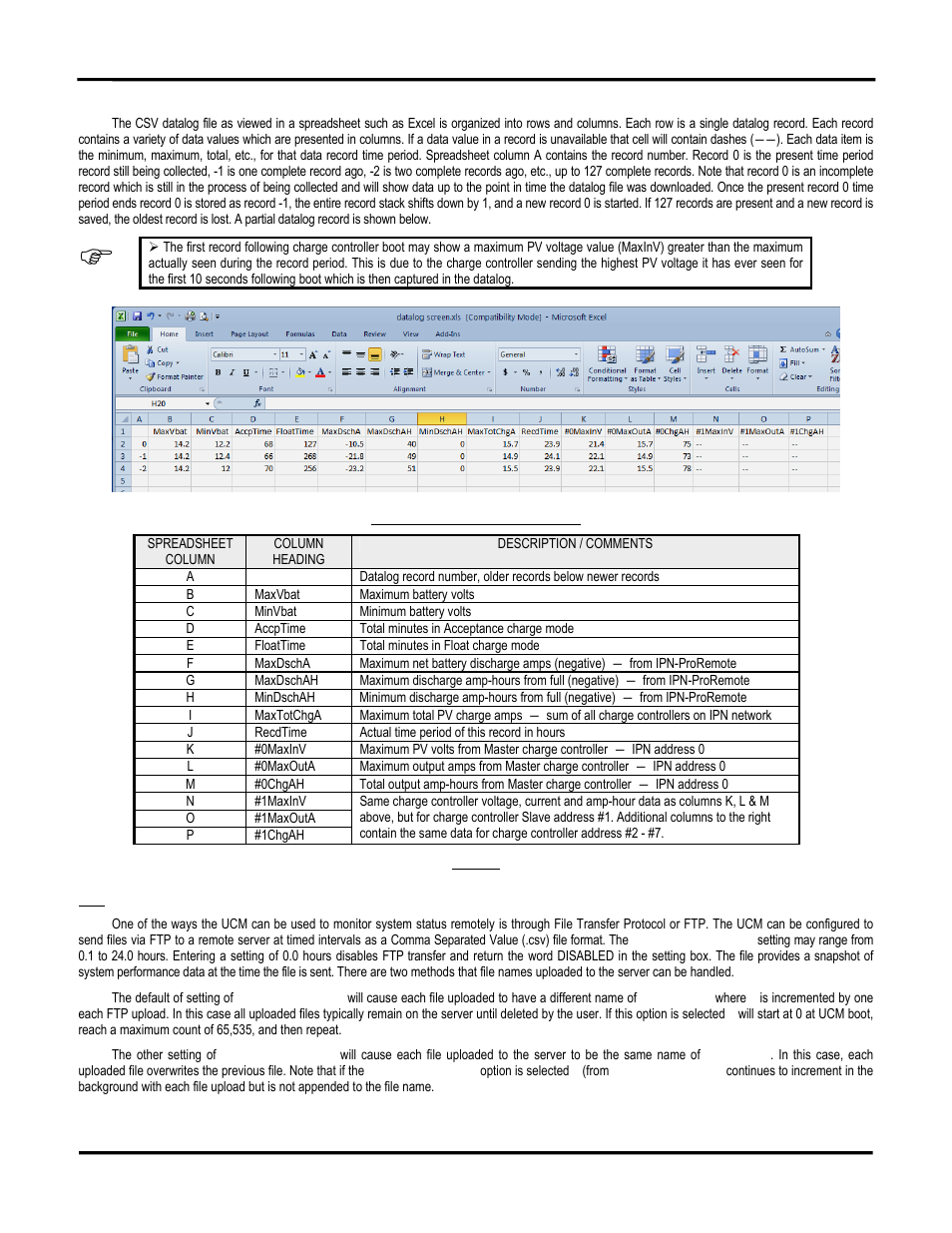 Blue Sky UCM User Manual | Page 15 / 23