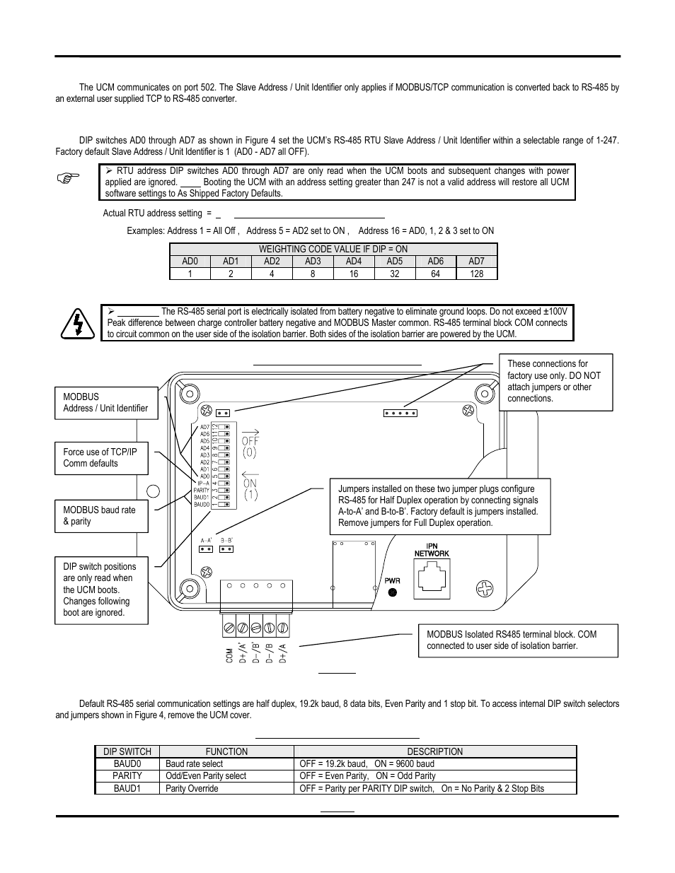 Blue Sky UCM User Manual | Page 17 / 23