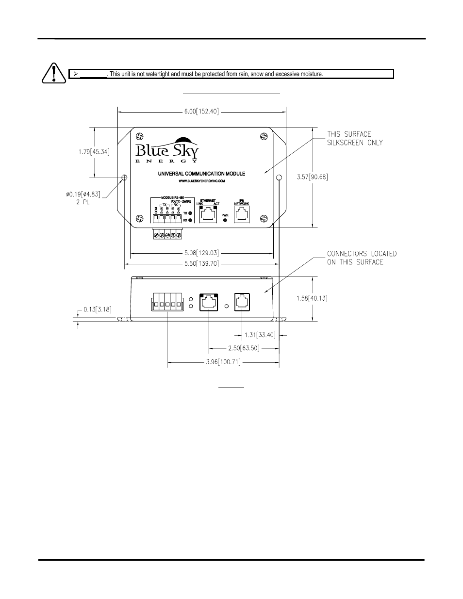 Blue Sky UCM User Manual | Page 21 / 23